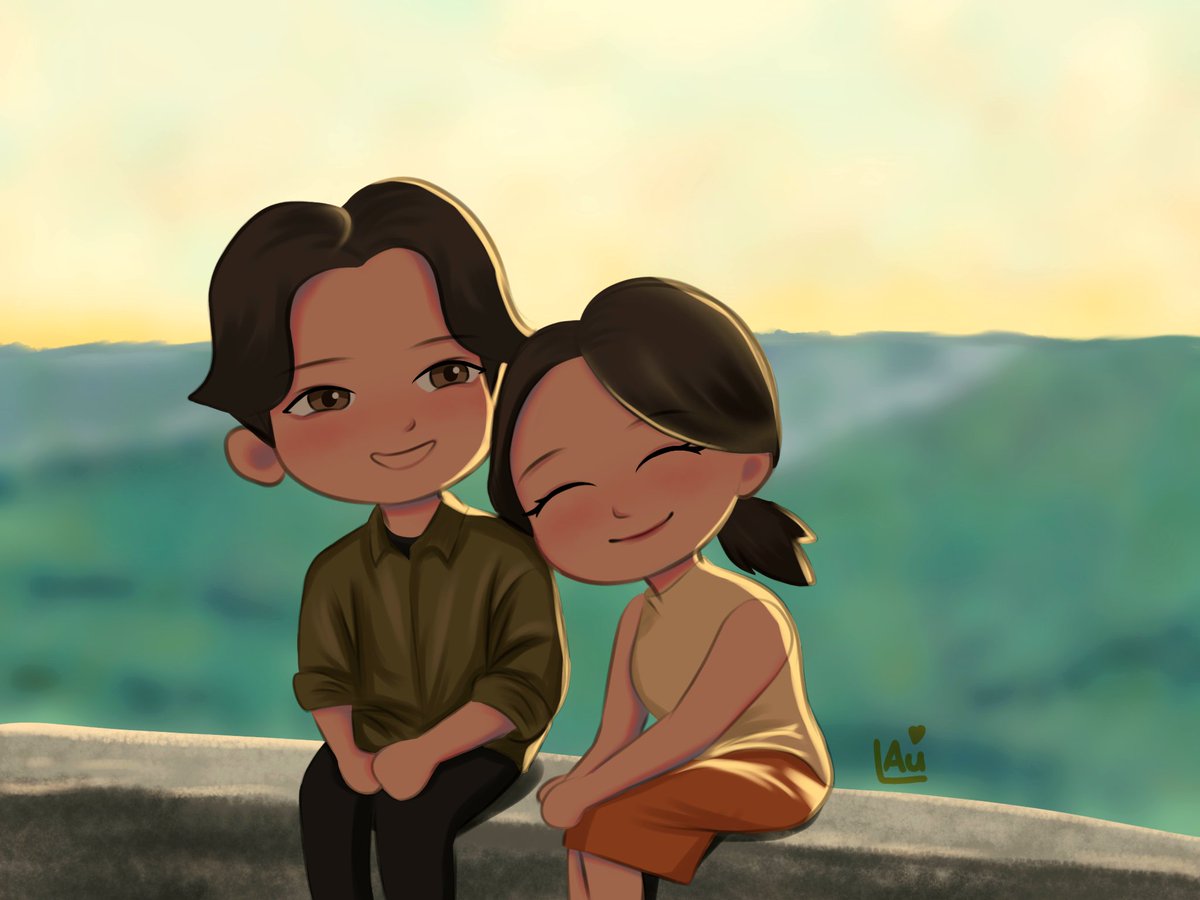 aulyarts__'s tweet photo. Sore🌅 #fanart https://t.co/wi5sILIk0C