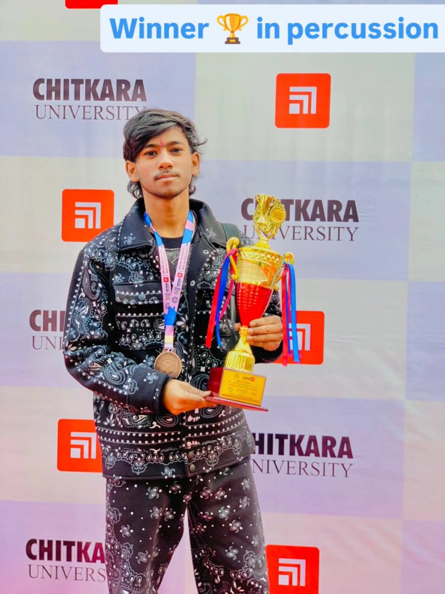 Gian_Namdhari's tweet photo. In Chitkara University, Irfan Khan, a student of our academy, is presenting the Punjabi gharana's ancient Baj Jori at the North zone Interversity Youth Festival, with which he wins the position there. https://t.co/00M5FrGeJA