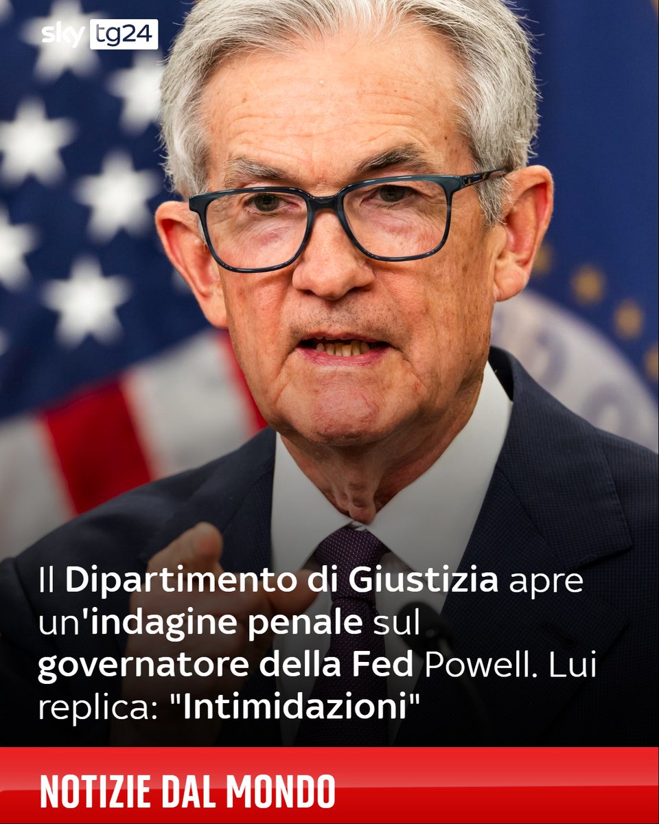 SkyTG24's tweet image. È probabilmente un'escalation senza precedenti quella che si sta concretizzando nei rapporti tra Casa Bianca e Federal Reserve ➡️ shorturl.at/3nG6v