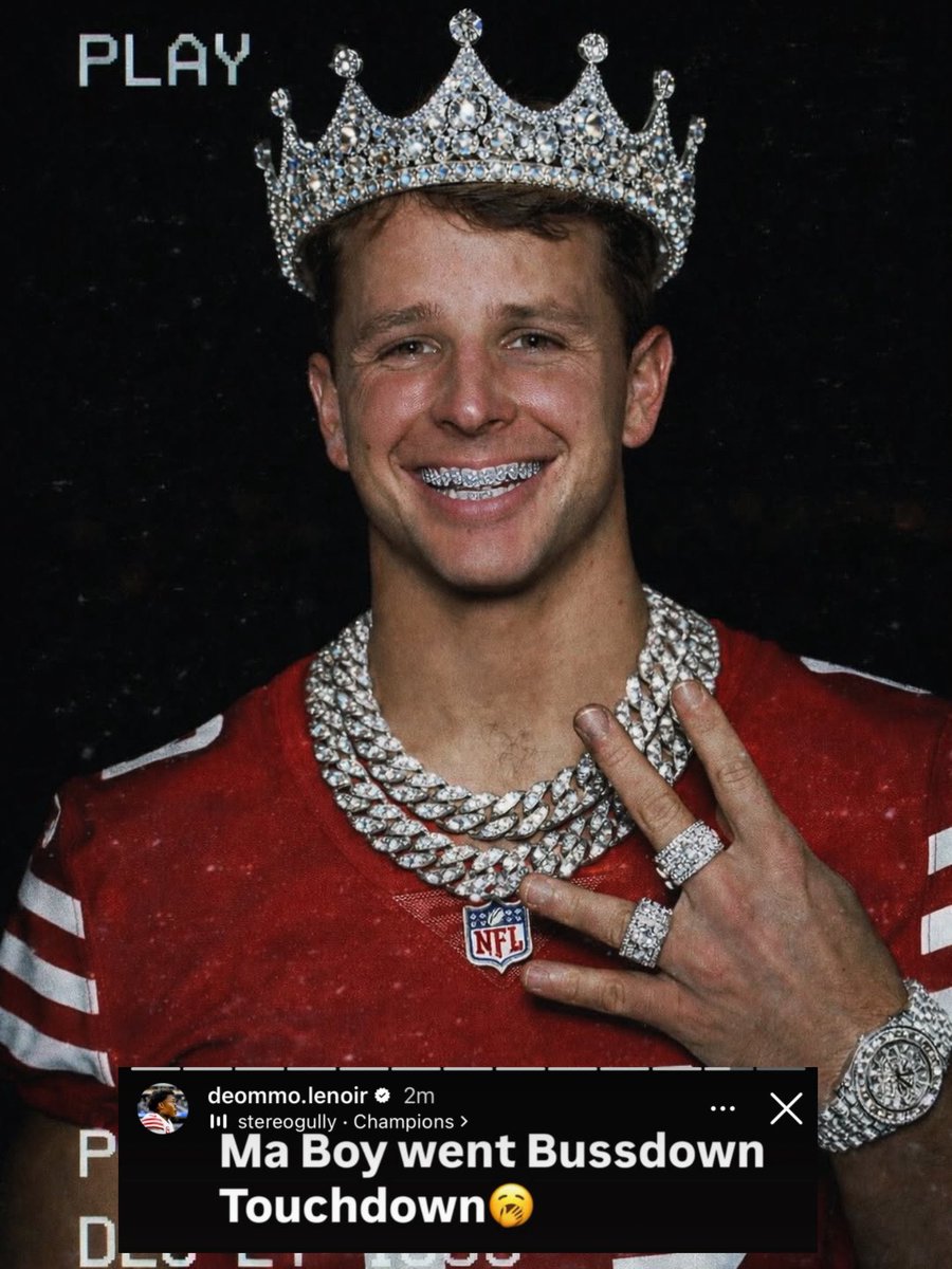 #49ers Deommodore Lenoir’s IG story 😅