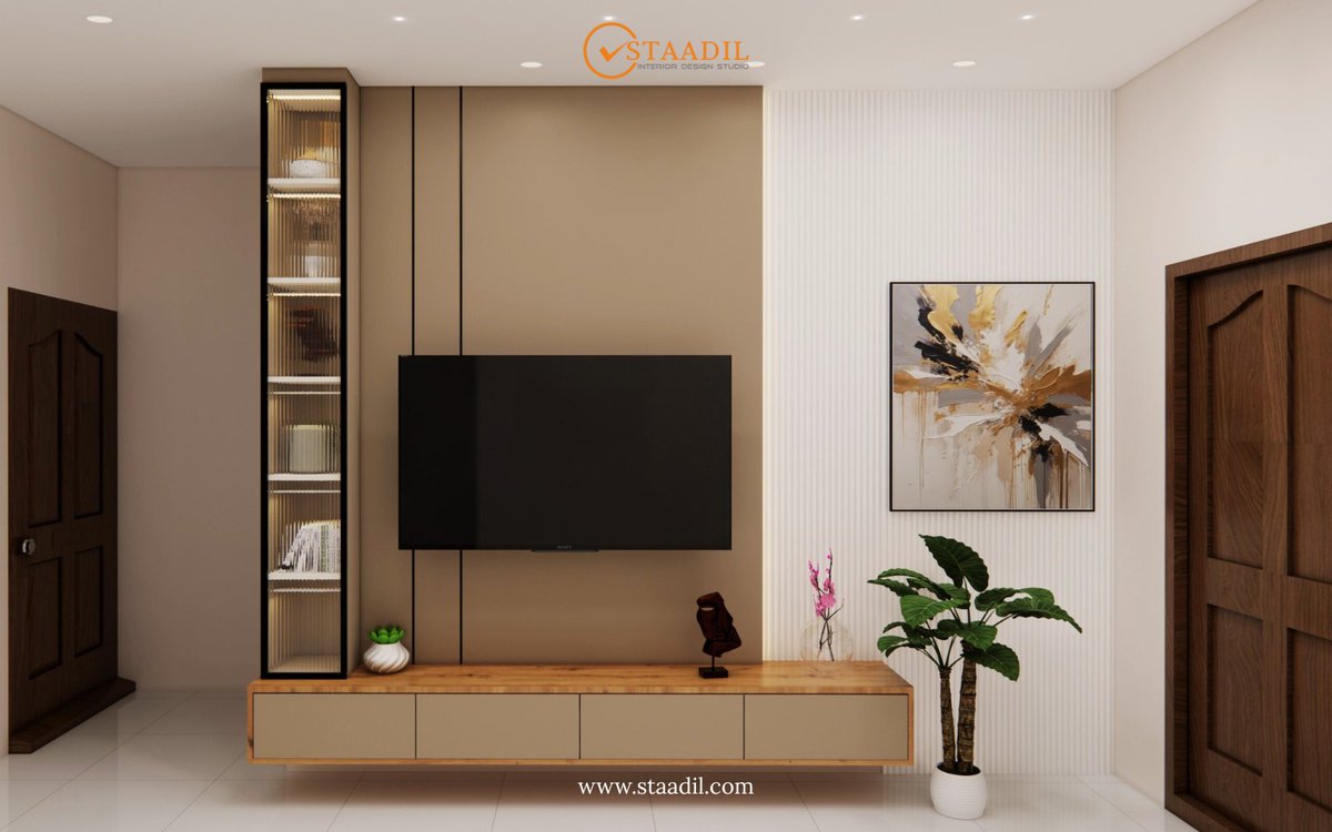 staadilinterior's tweet image. Simple &amp;amp; Elegant TV Unit Interior Design with Premium Vibes ✨📺

📞 9008852593 | 🌐 staadil.com
#StaadilInteriors #TVUnitDesign #LivingRoomTVUnit #PremiumInteriors #SimpleElegantDesign #ModernLivingRoom #LuxuryHomeInteriors #InteriorDesignerNearMe #HomeInteriors