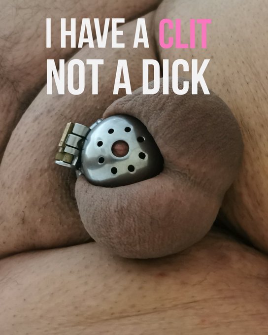 xgchasee's tweet photo. This is what a Chastity Downsizing Exercises and regular lock-up in your cage does to you so-called "dick" down to a proper clitty... 

Tiny, Worthless, and Useless!🔒 https://t.co/7IqS5ndPdJ