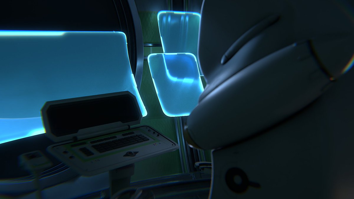 そろそろ授業だ～…今回の飛行シミュレーションテストでどうにか良い点とって、ヴォイドマター学のサガ教授に減点された分をカバーしないと＞ ＜