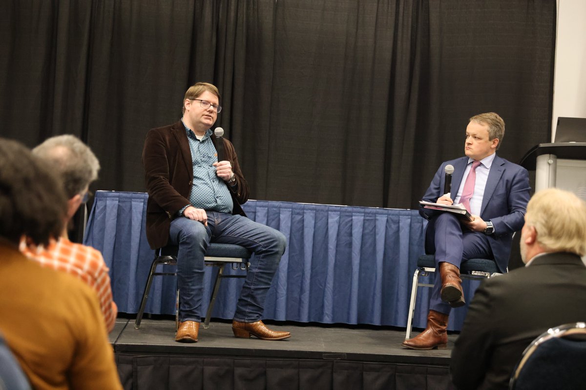 TNFarmBureau's tweet photo. Day 2⃣ of #AFBF26
☑️ General Sessions
☑️ @ZippyDuvall annual address
☑️ Engaged with @DepSecVaden
☑️ Knox Rogers representing Tennessee on the Leadership Panel
Stay tuned for more to come!
#TNFarmBureau | #FBProud https://t.co/IWXPqJFTMS