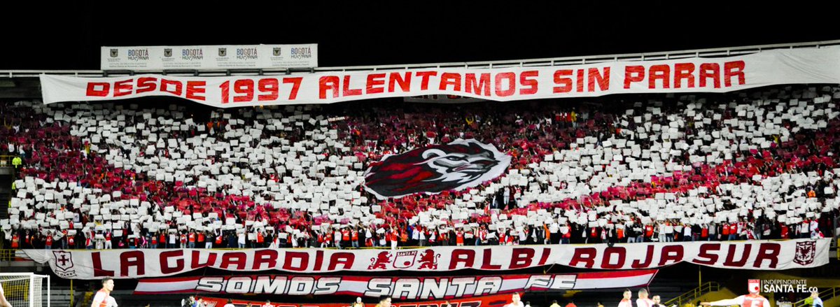 Los primeros 29 años de <a href="/lgars_Oficial/">LA GUARDIA ALBI-ROJA SUR</a>. Seguro vendrán otros 29 y luego 29 años mas y 7 veces 29 años. Sin nunca dejar  de ser el Guardian del escudo de INDEPENDIENTE SANTA FE.

#29añosSiemprePTE.