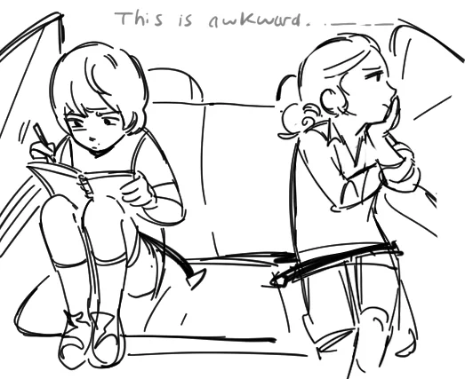 this comic prob makes no fkn sense LOLL but i just wanted to draw willel stuff of them moving to Lenora :P 1/3 