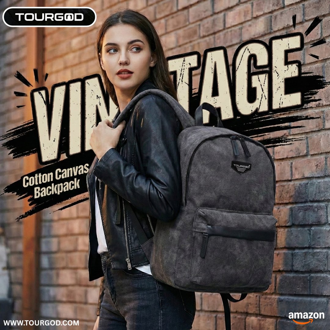 TOURGOD255638's tweet image. Timeless style meets modern utility. 🕰️🖤

👉 Shop now at tourgod.com or find us on Amazon!
Amazon Link: amzn.in/d/1vrD8bs

#TourGod #VintageBackpack #CanvasBackpack #Rucksack #BackpackLovers #LaptopBag #TravelGear #BackpackStyle