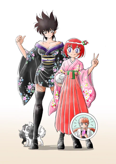 成人式の弾子(少し未来) #成人の日