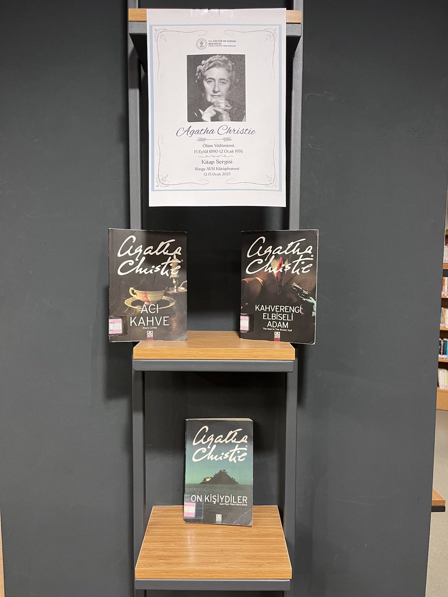 ringsavmkutup's tweet photo. “İyi bir gizem asla eskimez.”
Agatha Christie’yi ölüm yıldönümünde sevgiyle anıyoruz. 📚

@iktm34 
@etkinkutuphane https://t.co/CP4SgAuOrL
