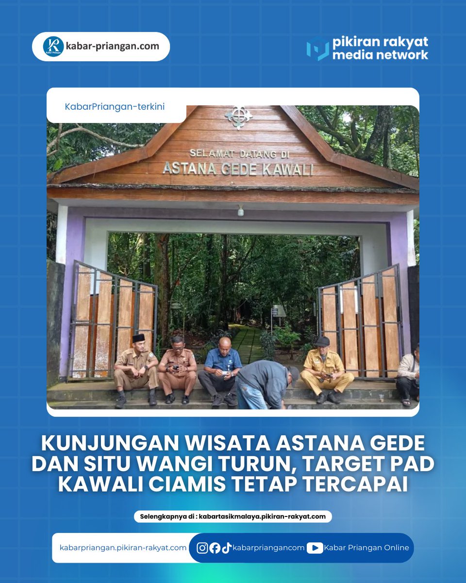Kunjungan Wisata Astana Gede dan Situ Wangi Turun, Target PAD Kawali Ciamis Tetap Tercapai

Selengkapnya kabarpriangan.pikiran-rakyat.com/kabar-priangan…