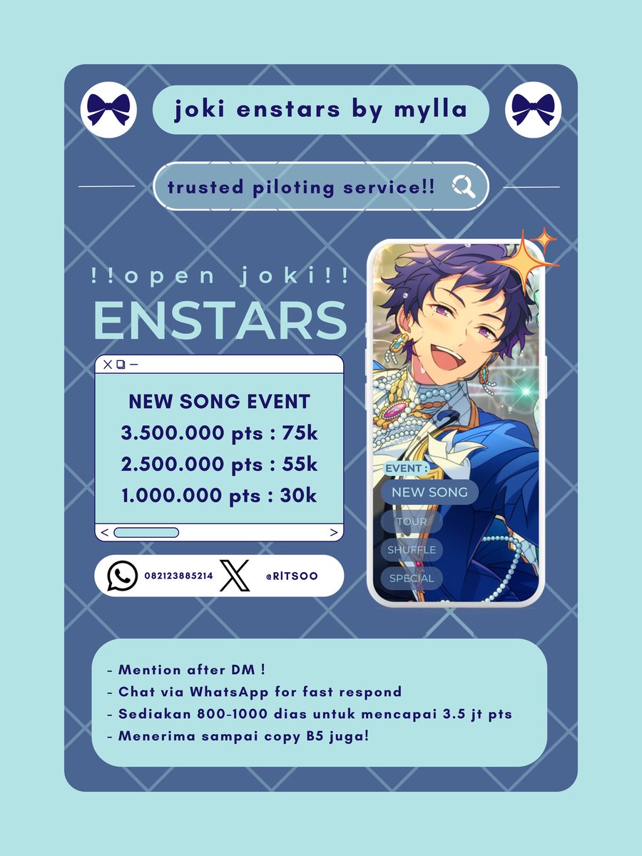 (rt/shares are appreciated, thank you!)

Hai haii! Aku udah open slot buat event nya fine! Yuk yang mau dibantu jemput Yuzurunya bisa banget booking slot dulu, DM aja iyaww