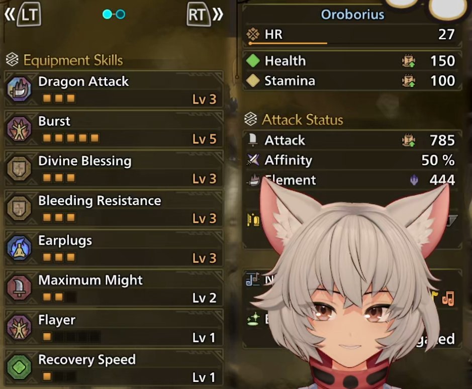 So this was my first ever Artian horn I made live on stream, any good guys? #MonsterHunterWilds