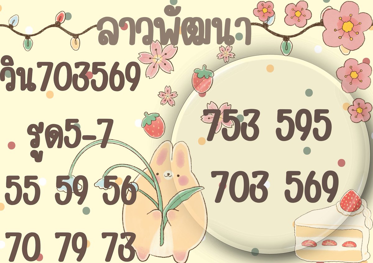 papla888999's tweet photo. ลาวพัฒนา12-1-69🇱🇦🌻🌻🌻
●ของวัน จันทร์🍀🌸🍀✿
ขอให้รวยๆ แตก3กันค่าาา💰🌸
พิกัดแทง ราคาจ่ายปังมาก👇🏻
https://t.co/62PVP76pqY…
มาแทงกันเยอะๆนะคะ🌸🍀🍓
✿•○°•○°•✿○°•○•°✿•○°•○° https://t.co/2XRpHdashF