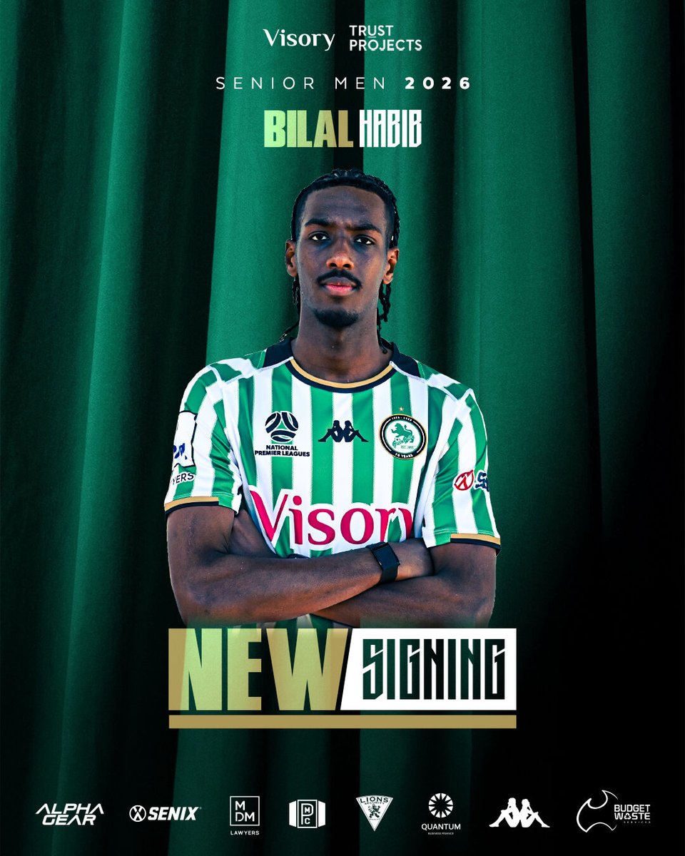 ✍️ Welcome to the green and white, Bilal Habib.

Green Gully is pleased to announce the signing of Somali international forward Bilal Habib for the 2026 NPL Victoria season.

Habib arrives after spells with Altona Magic and South Melbourne.

Welcome, Bilal!