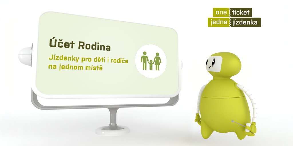 jednajizdenka's tweet image. 🚄Jezdí vaše rodina často vlakem? 
👨‍👩‍👧‍👦Pořiďte si Účet Rodina u OneTicket 1url.cz/duGpR
✅Všichni členové rodiny mohou kupovat jízdenky z jednoho kreditu. 
👍Výdaje máte pod kontrolou – nastavíte si vlastní limit. 
🚊#oneticket nabízí pohodlí i přehled pro celou rodinu!