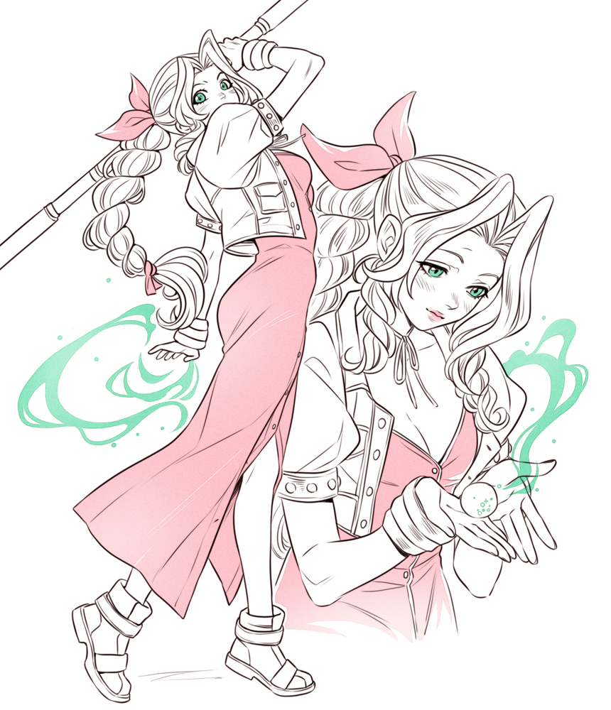 crylin6's tweet image. OG Aerith 🩷