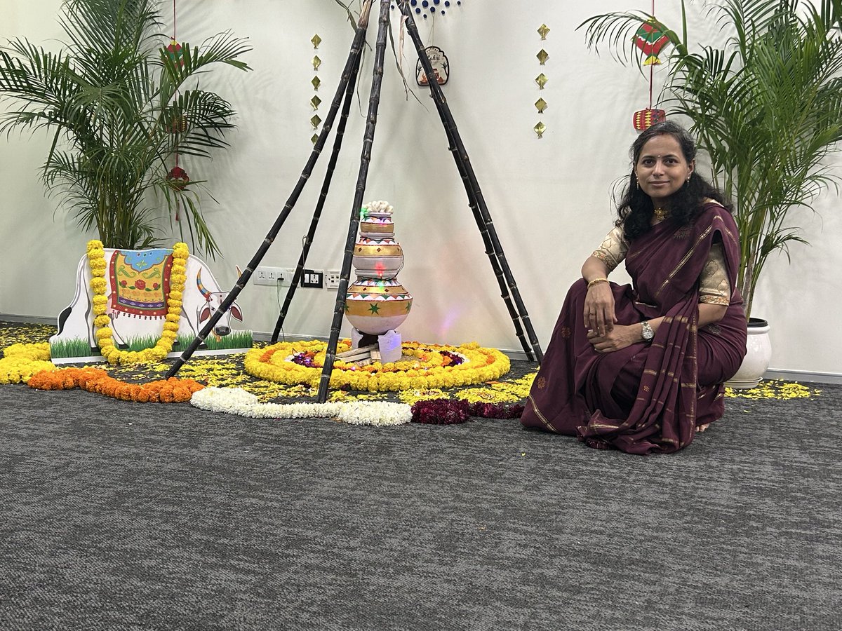 NagavidyaR's tweet image. Morning Strength training, running, and got ready for Pongal celebration at office  
#Train #Run #Repeat #StayActive #Festivals #PongalCelebration #Pongal2026