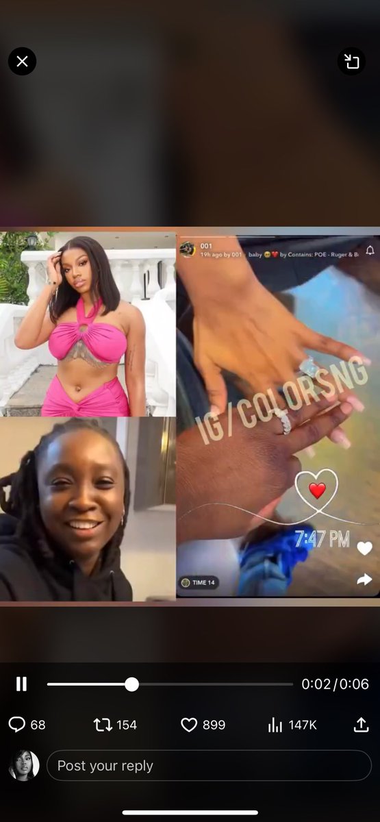 peace_igho's tweet image. Ex BBN housemate, Angel is officially married to her girlfriend in the US.