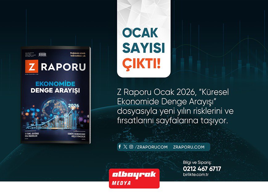 📌Z Raporu Ocak Sayısı Çıktı!

📍Şimdi birlikte.com.tr

📍Bilgi ve Sipariş için; 0212 467 67 17

📍WhatsApp Sipariş Hattı: 0535 250 48 48
#dergi #dergilikheryerde abonelikmerkezi abone dergiaboneliği dergilerim dergiokumak dergiokuyorum iyikidergilervar
