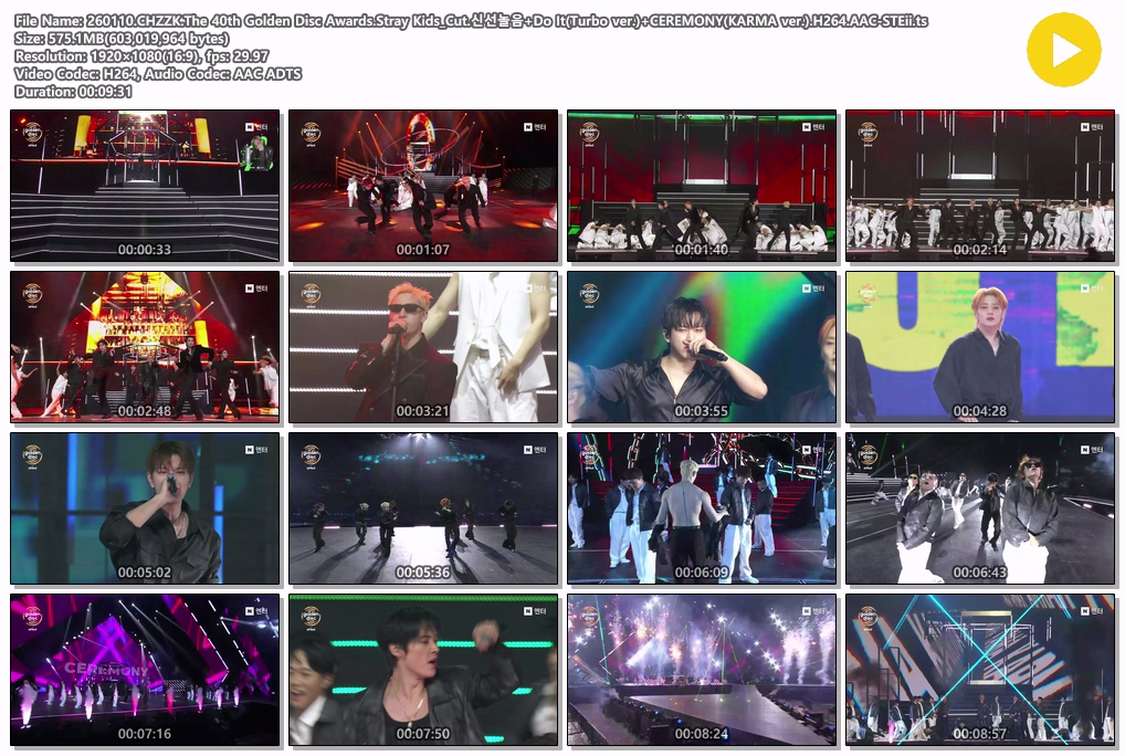 STEii_e00's tweet image. 260110 골디 Stray Kids Cut

*음반 부문 본상 수상 소감
🔗drive.google.com/file/d/1uiT5lN…

*신선놀음 + Do It(Turbo ver.) + CEREMONY(KARMA ver.)
🔗drive.google.com/file/d/1wEWBT_…

*음반 대상 수상 소감
🔗drive.google.com/file/d/1rKq4X6…

영상 재배포 금지