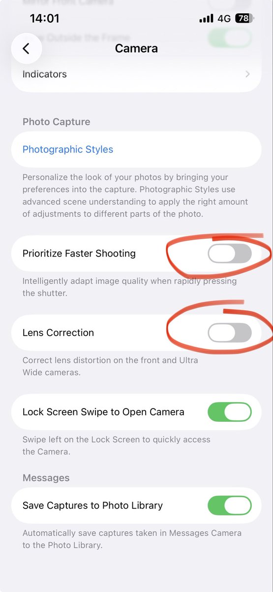 jakobjw's tweet image. PSA - If your iPhone lags like crazy and overheats after taking a few photos, try turning off these options in Camera settings.
@Apple