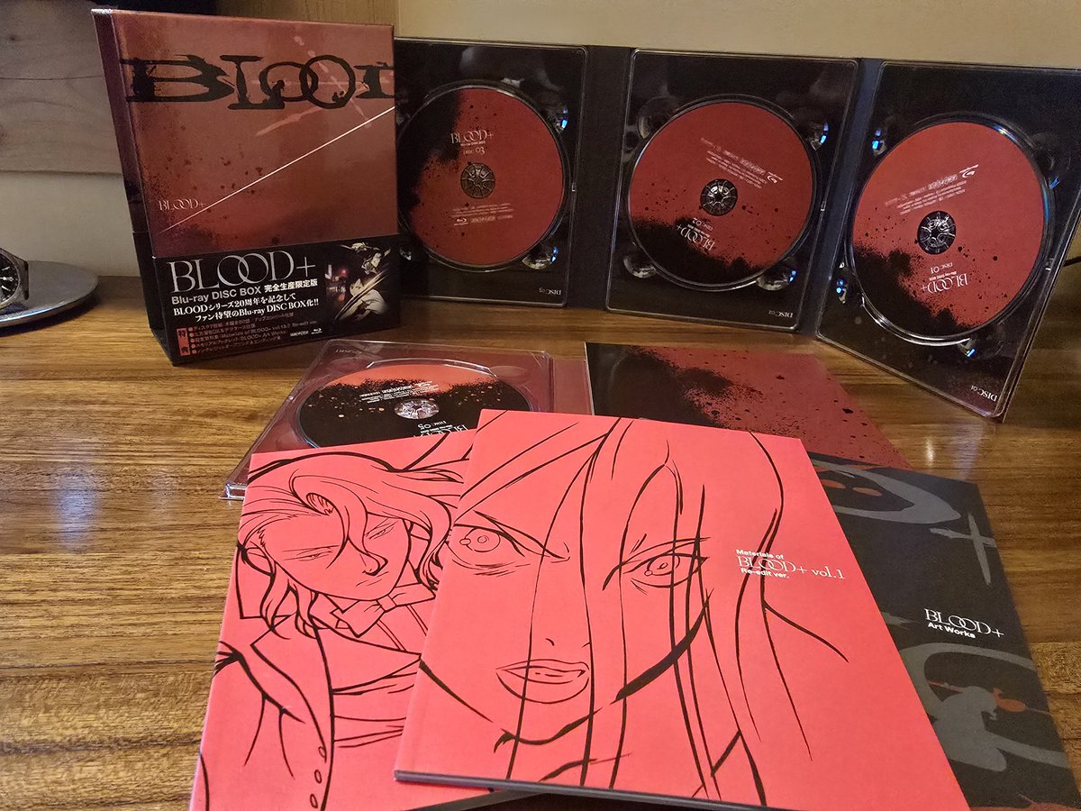 BLOOD +完全版、おもしろいです！年末年始からちょくちょく観ています