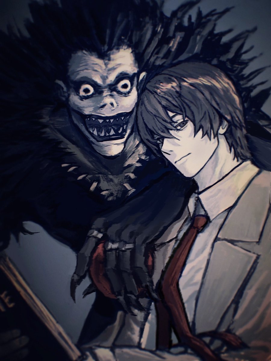 popomimus's tweet photo. ...Repost because last one had 6 fingers. Do not drink and draw.

#deathnote #lightyagami #artist #fanart #digitalart https://t.co/T3Jt0HVdhX