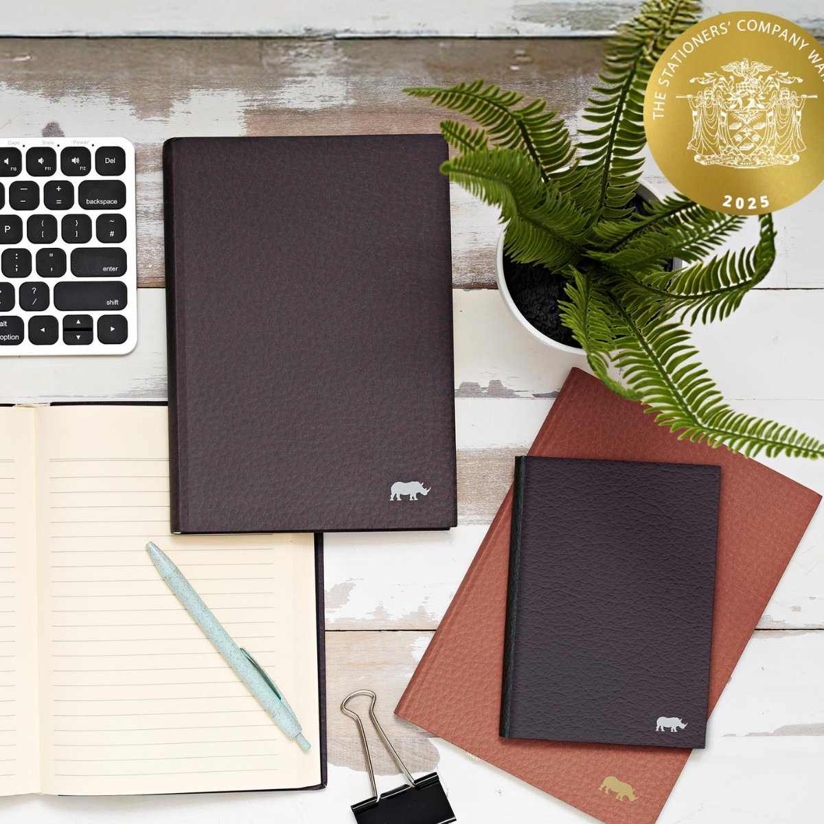 It's #ClearDeskDay, and a tidy desk can mean a clearer head, and better focus. 

Whether you’re back at work or easing into the week, a clear workspace can help make space for ideas and creativity, and perhaps having one notebook to keep admin, organisation and daily thoughts in