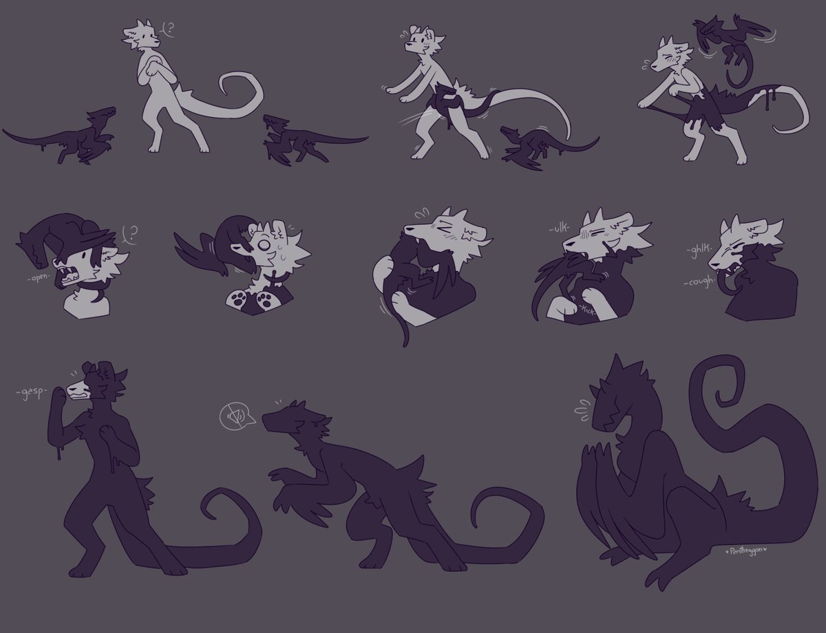 Pantheggon's tweet image. Went fucking crazy today with this comic, idk what possesed me

vore noncon feral latex tf

I cooked