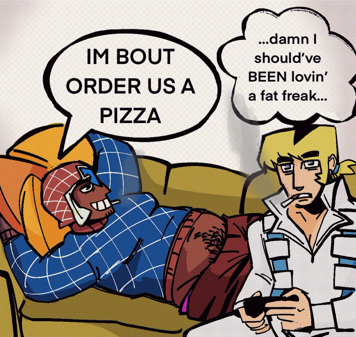 alteredspam's tweet image. if fat Guido Mista scares you it’s okay we can hold hands until you feel safe #donamis