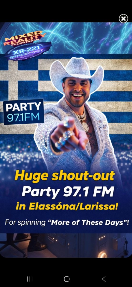 StraitJared's tweet photo. WOW! I really appreciate you all ! ☺️  "More of these days"made it to radio!
GREECE Party 97.1 FM
MEXICO REACHING INTO TEXAS 
Exitos 91.3 FM https://t.co/BoePukEMJL