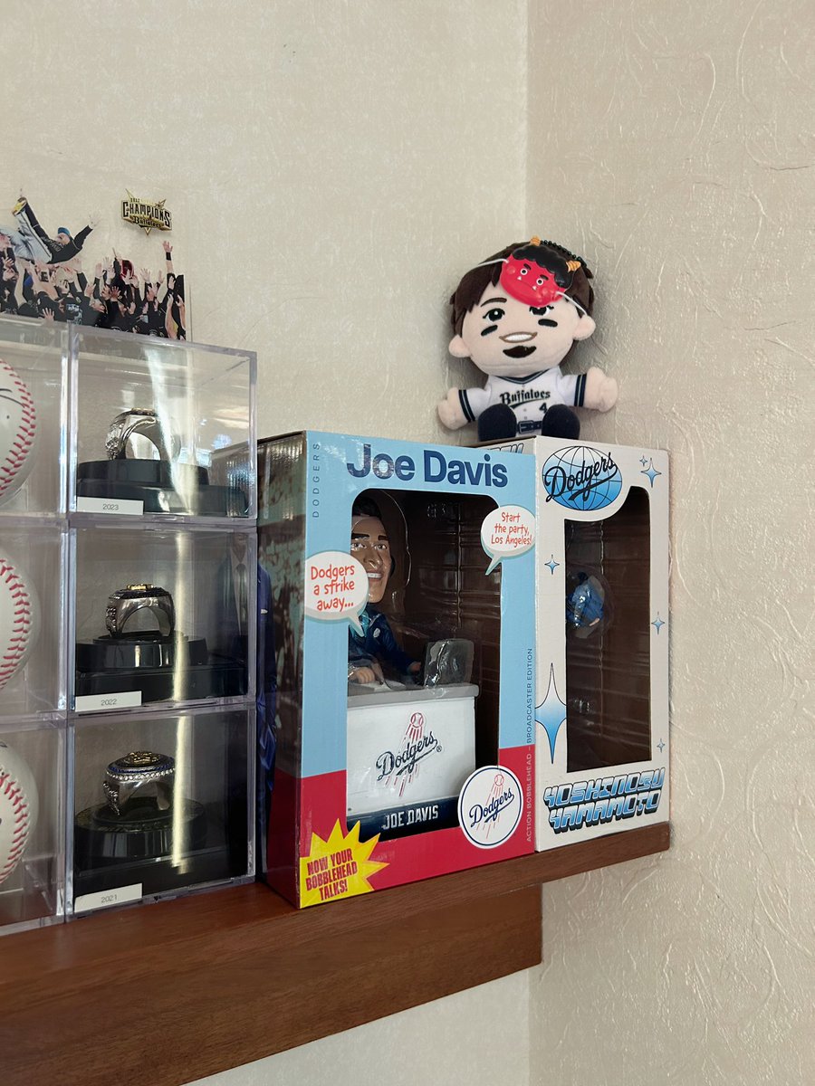 ドジャースタジアムに行った友人から、ドジャースの実況をしている