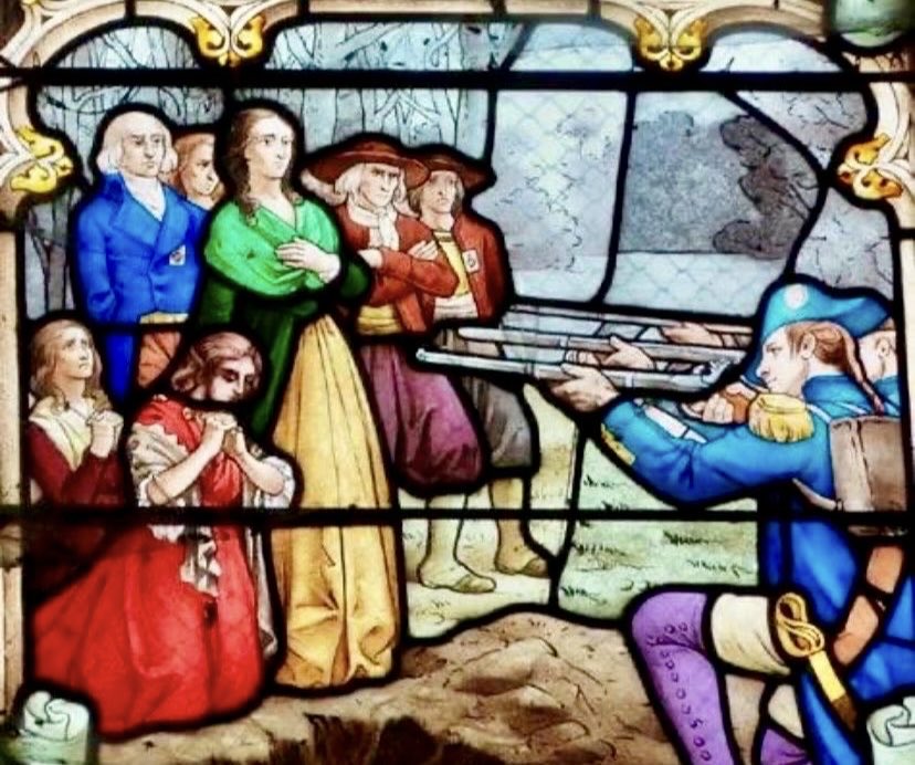 SaintMontjoie's tweet image. 12 janvier 1794, début des fusillades d'Avrillé.
Entre 2500 et 3000 catholiques sont exécutés, dont de nombreuses femmes. Légalement, au nom de la république.