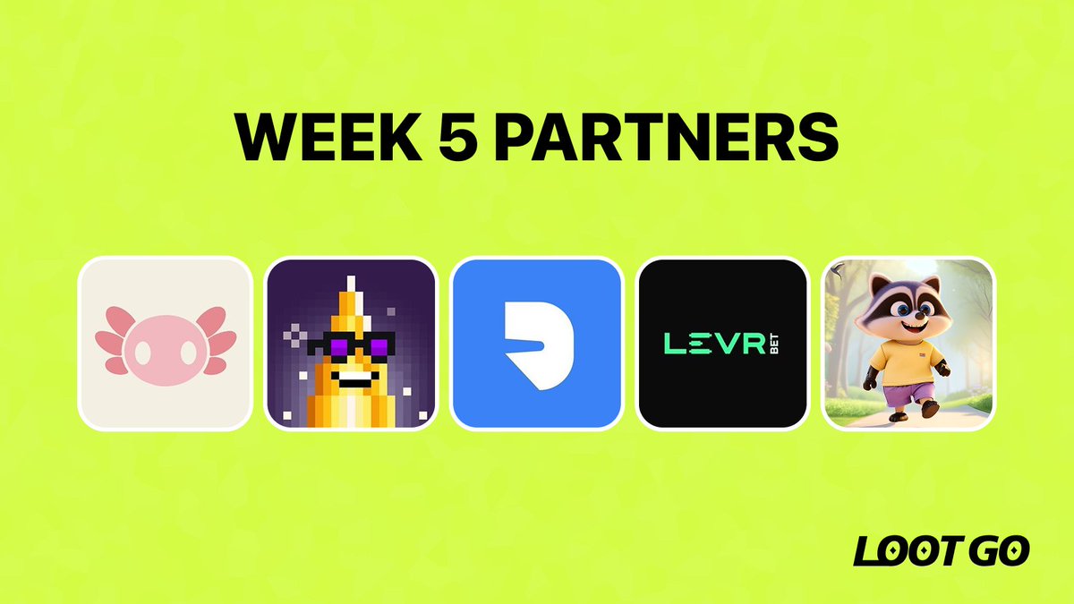 Monad Treasure Hunt: Mainnet Edition Week 5 is live — treasures are now spawning across the map 👀   

What’s waiting for you this week:    

NFT / WLs from top communities: <a href="/Monalotls/">Monalotls</a> <a href="/spiky_xyz/">Spiky</a> 
Role upgrades from: <a href="/DrakeExchange/">Drake (mainnet arc)</a>
Jerseys from: <a href="/Levr_Bet/">Levr.Bet</a> 
Treasure chests hiding
