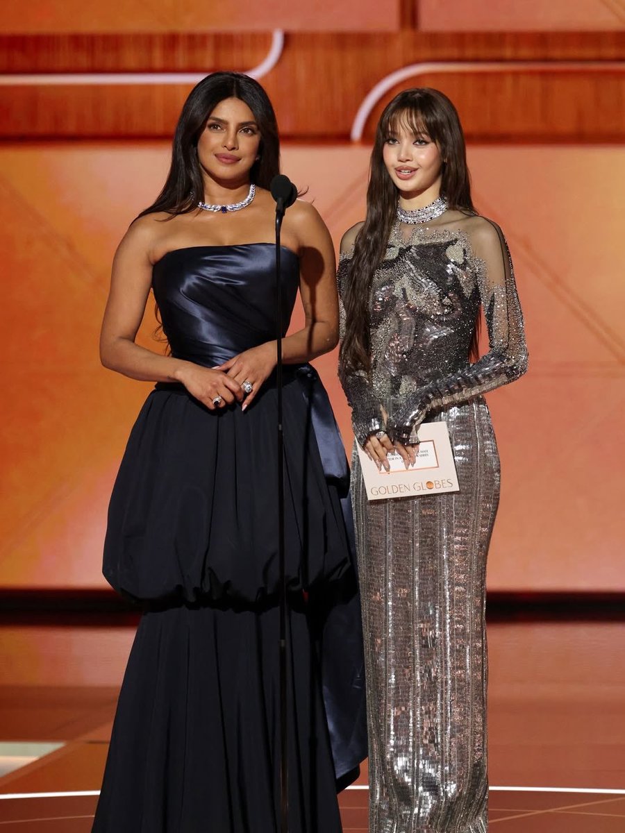 Stunning visual overload! 🤩 #LISA and #PriyankaChopra looking flawless together on the #GoldenGlobes stage to present the award to Noah Wyle! 🏆✨ The fashion, the grace, the chemistry… 10/10! 💃🏻💃🏻💫
#LISAx83rdGoldenGlobes #PriyankaChopra #GoldenGlobes2026 #Blackpink