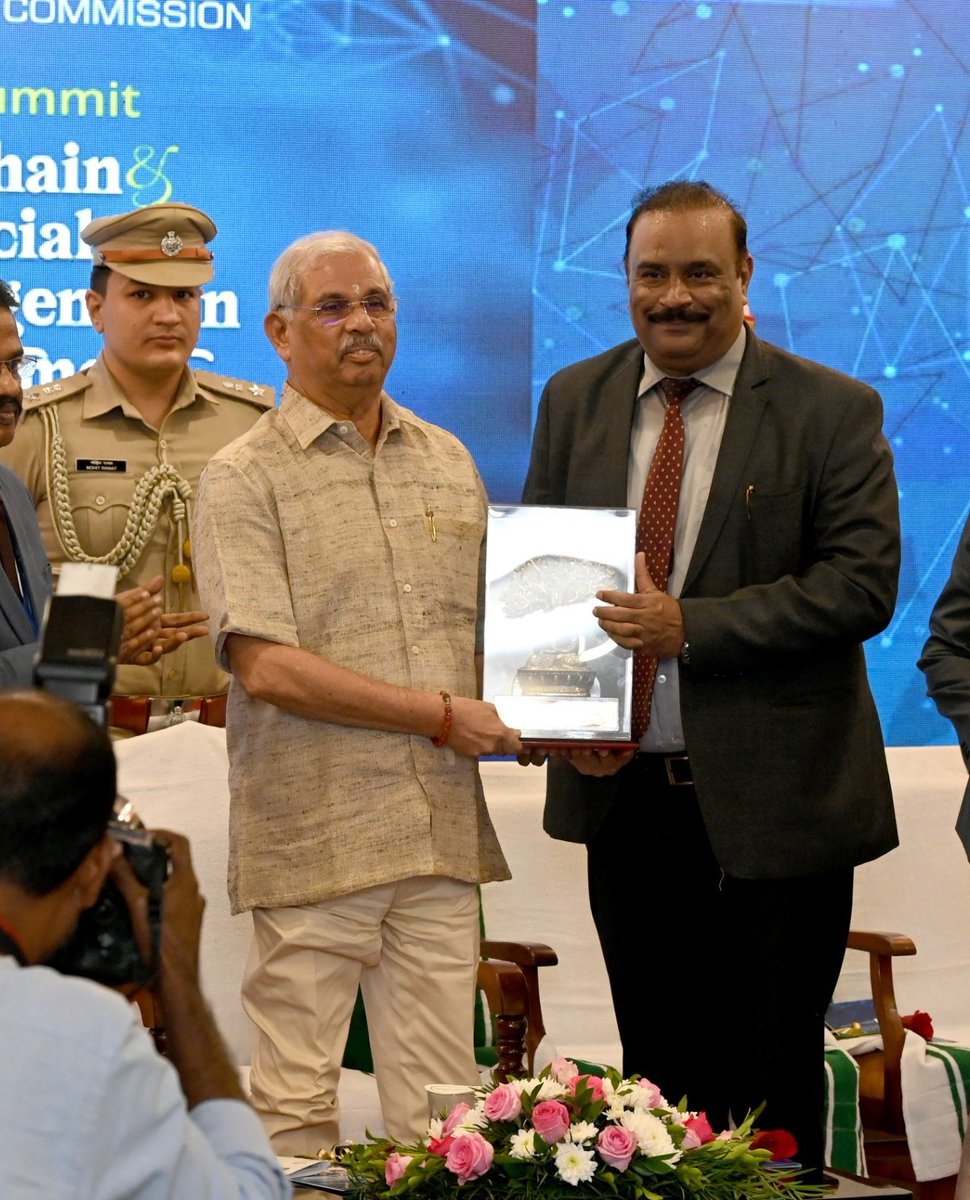 Inaugurated the National Summit on Blockchain and Artificial Intelligence  in PSC Recruitment, organised by the Kerala Public Service Commission at  Mascot Hotel, Thiruvananthapuram.