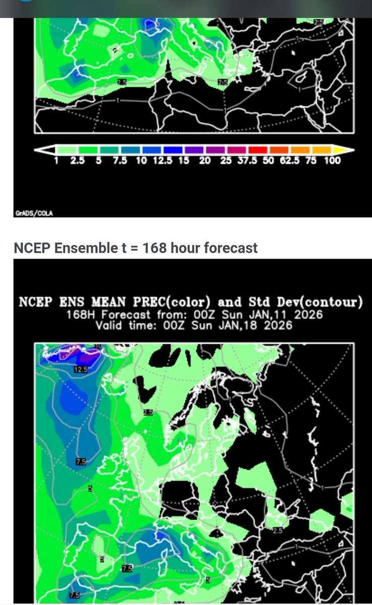 Vakapiupiuu's tweet image. Potser sí, nou canvi hivernal cap al 17/ 19  #gener2026 potser no tan fred ni nivós com el 9/10 de gener passat (va fer 10 a 30 cm, màxims 50 a 70 cm Aran, N Pallars Sobirà, Andorra, zona Malniu i Capcir )
Un hivern amb moviment sense anticiclons persistents. ARCALÍS AHIR DIA 11: