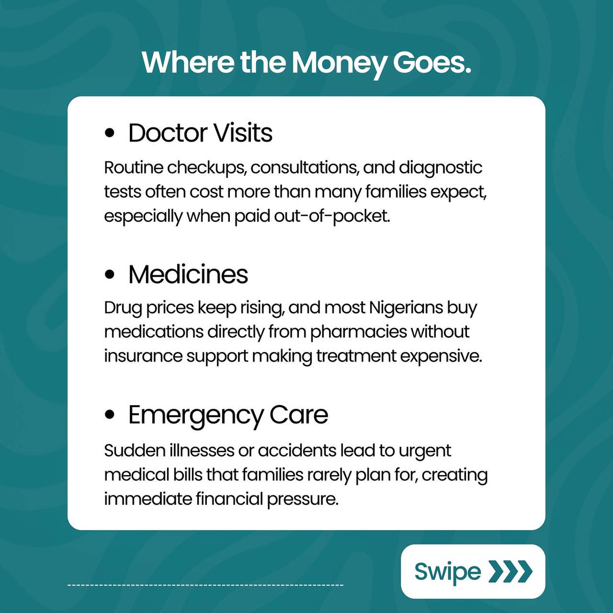 afiyavest's tweet photo. Sometimes it’s not the illness, it’s the cost.

Afiyavest helps families save ahead and access healthcare with confidence.

Healthcare should bring peace, not panic.

learn more at https://t.co/GBLps5lERX
#afiyavest #healthcareaccess #nigeriahealth #healthsaving #digitalhealth https://t.co/9xDz8L5Egw