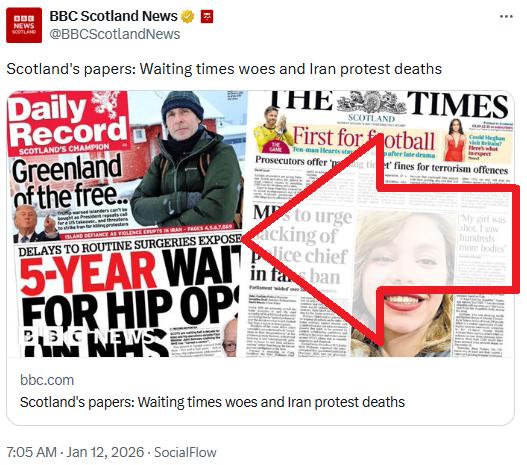 Another day, another political BritNat front page promoted by a clearly corrupt BBC Scotland.