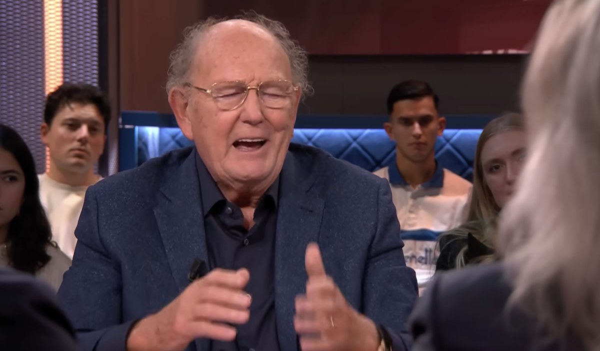 Nieuw 'Briefje van Jan' - aan Joop van den Ende

"Meneer Van den Ende, over smaak valt wel te twisten en u zakt door een ondergrens als u Geert Wilders 'een gezwel' noemt."

buttkicken.nl/2026/01/12/bri…

#wilders #gezwel #publiekeomroep #censuur #briefjevanjan