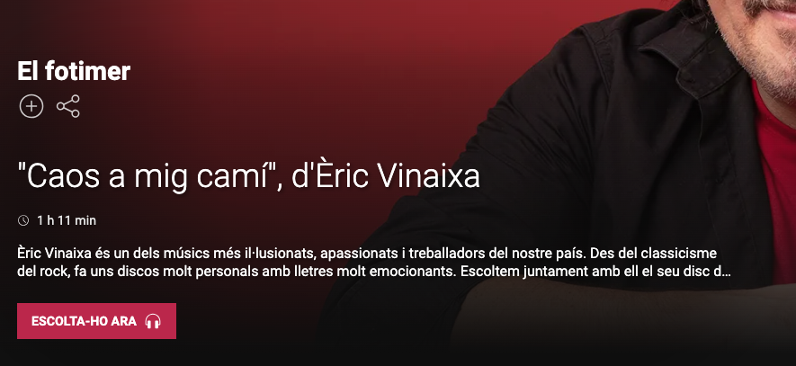 Garumnia's tweet photo. @ericvinaixa Escolto habitualment el podcast de El fotimer i avui he vist això https://t.co/Tl9uycBW9U https://t.co/lrVMCdh211