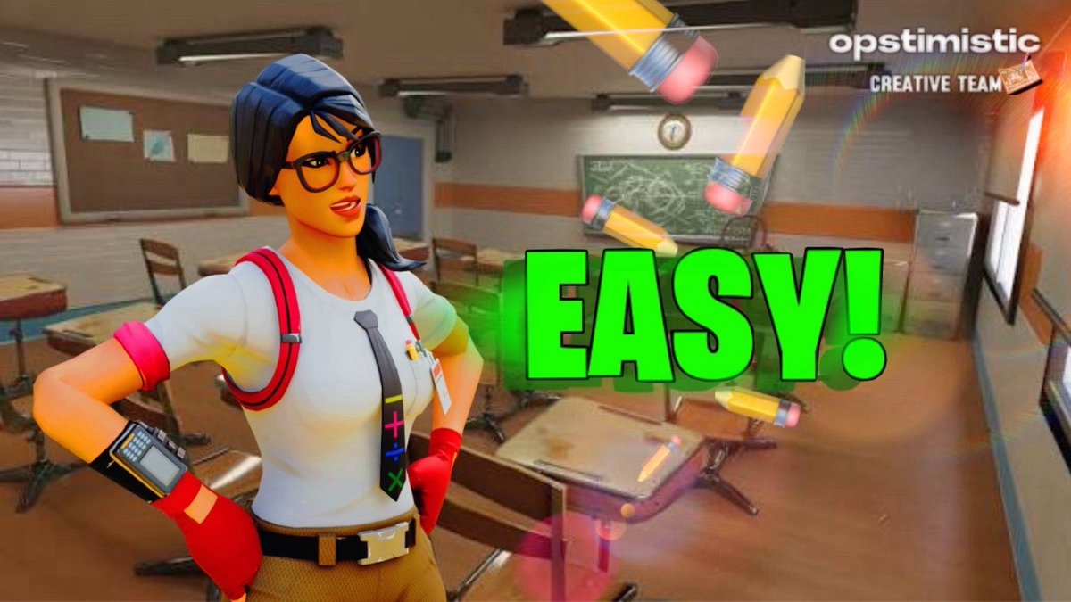 OPSTIMISTICFN's tweet photo. ✏️ESCAPE SCHOOL OBBY *EASY*📚
IS NOW OUT!
Go play- 6929-6520-9906
*📚SCHOOL THEMED✏️*
*✅50 LEVEL✅*
*🚨ESCAPE!🚨*
*🏃PARKOUR!🏃*
#UEFN https://t.co/w2b67i0Z10