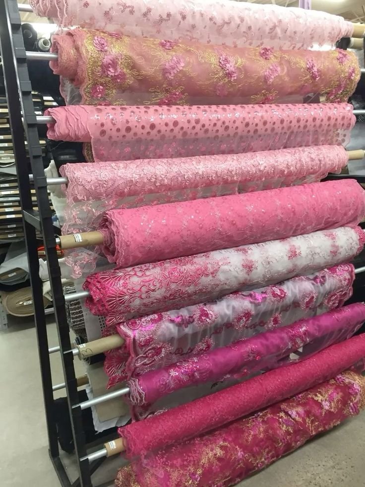 archivedlooks's tweet image. Rolls of pretty fabric ♡