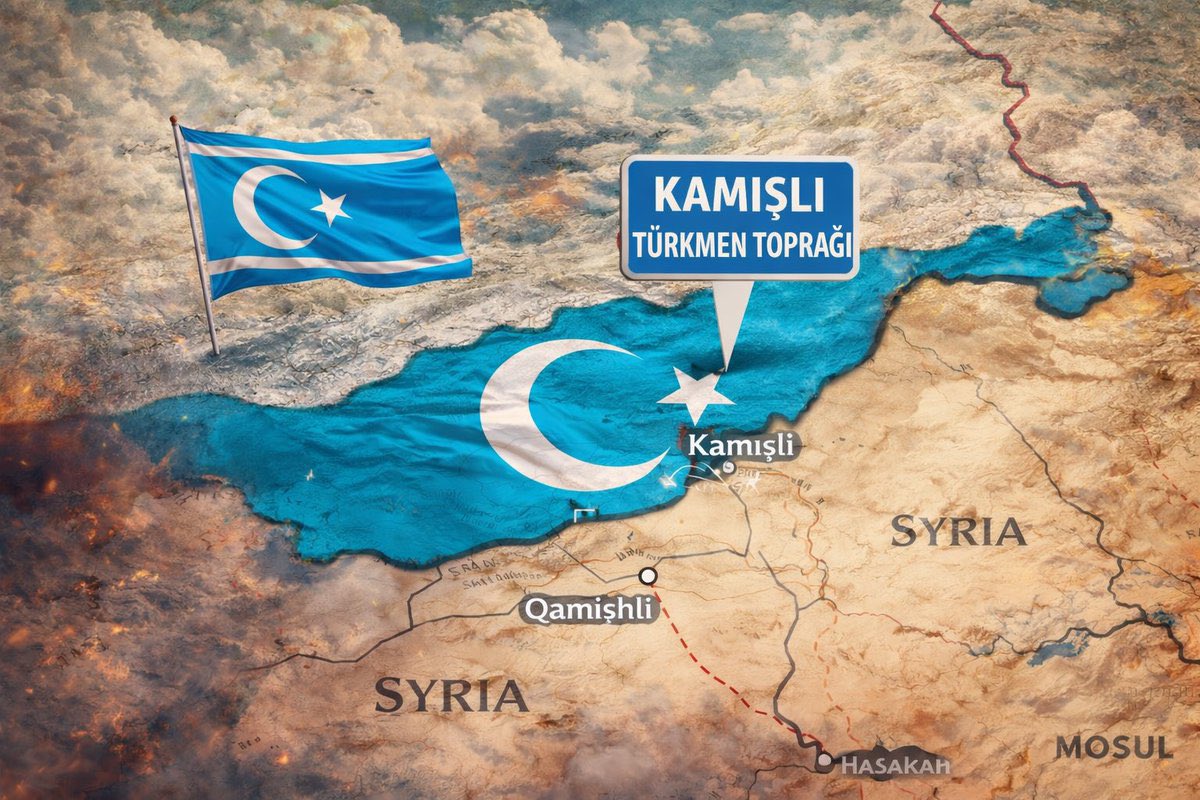 Rojava değil Kamışlı.
#TürkyurduKamışlı