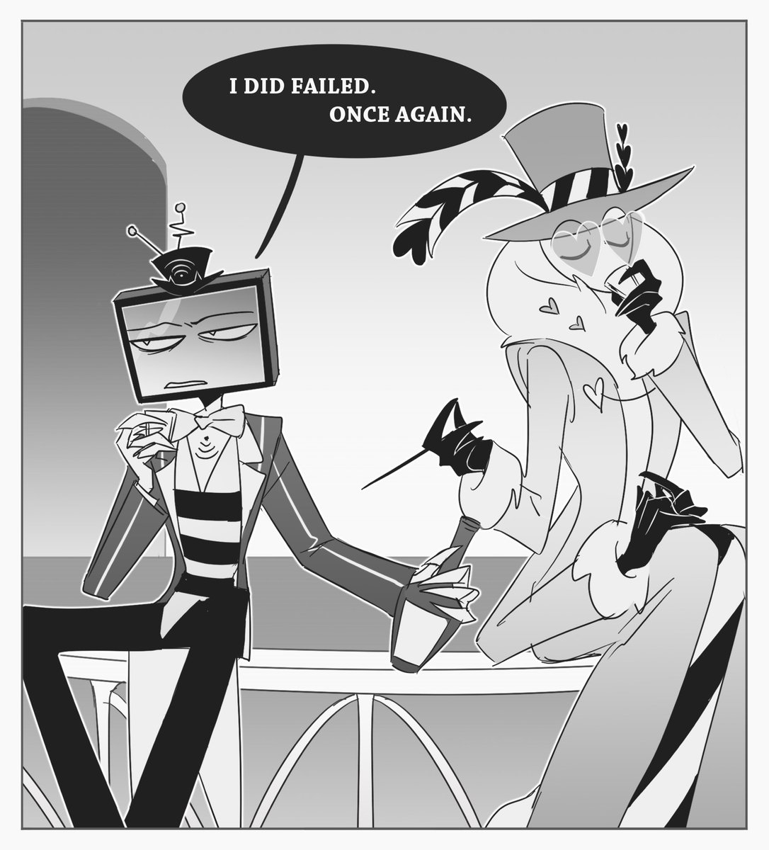 co60ver's tweet image. “You still remember The fail isn’t the end?”

【A Conversation】
（After S2）&amp;lt;1/5&amp;gt;

#VoxVal #StaticMoth