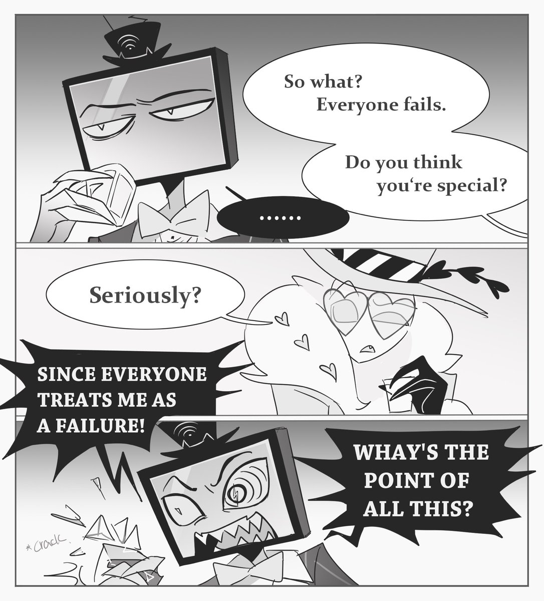 co60ver's tweet image. “You still remember The fail isn’t the end?”

【A Conversation】
（After S2）&amp;lt;1/5&amp;gt;

#VoxVal #StaticMoth