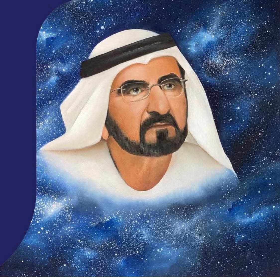 Beautiful Portrait of His Highness Sheikh Mohammed Bin Rashid Al Maktoum, Ruler of Dubai 🇦🇪❤️
#dubaiculture #dubaiartist #hhshkmohd #uae #uaeuptodate