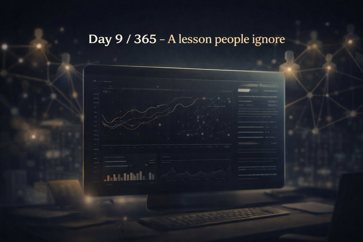 Day 9 / 365 – A lesson people ignore Yesterday we talked about spotting  real vs fake. Today is more subtle, but just as important. Your circle  defines you. In crypto, this