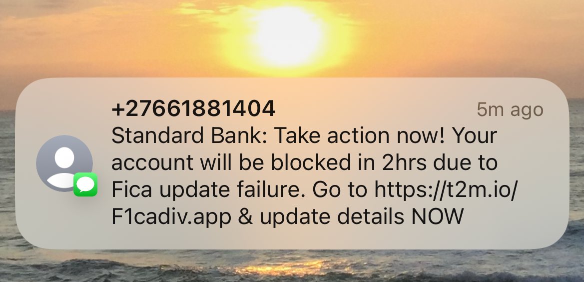 Please don’t fall for this scam. I don’t even bank with the blue Bank..