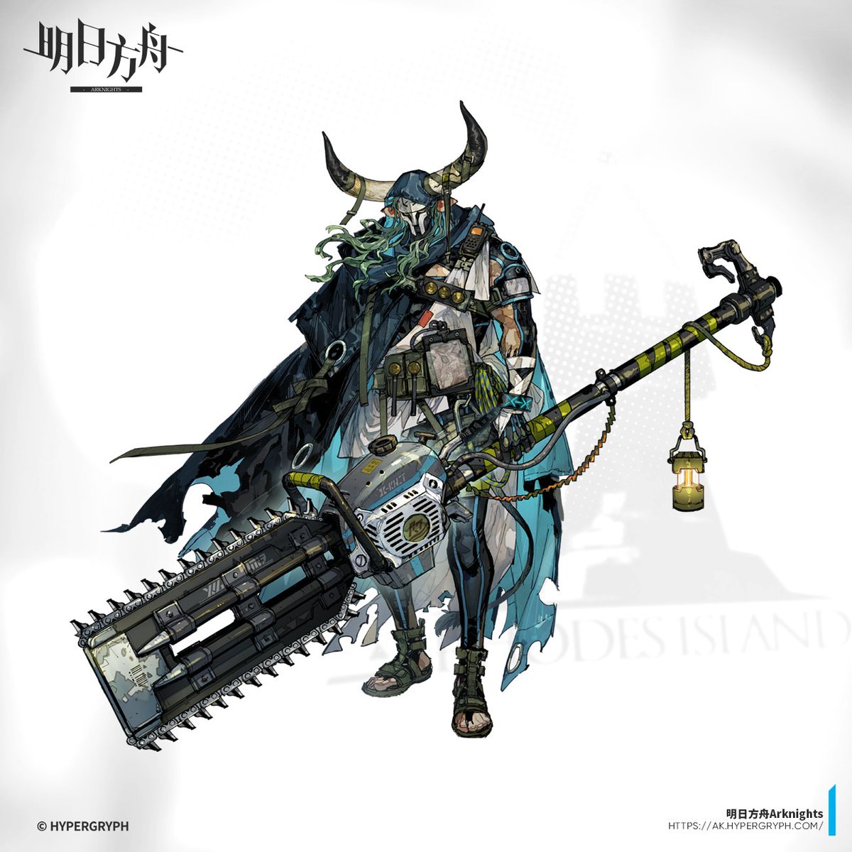 akagisi_k's tweet image. 大陸版『アークナイツ』にて、新オペレーター「摆渡人」のイラストを担当させていただきました。よろしくお願いします！
#明日方舟